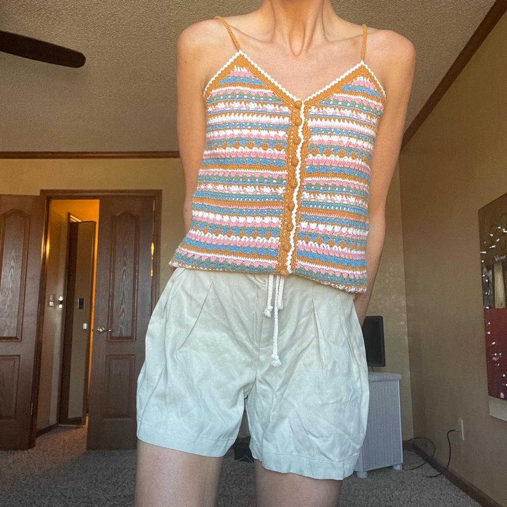 DONNI Pleated Short XXS New Without Tags - Picture 6 of 13